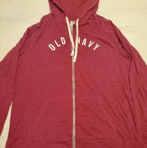 Old Navy Front zipper light hoodie